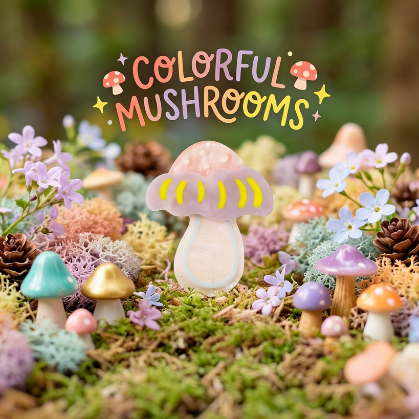 Colorful Mushrooms