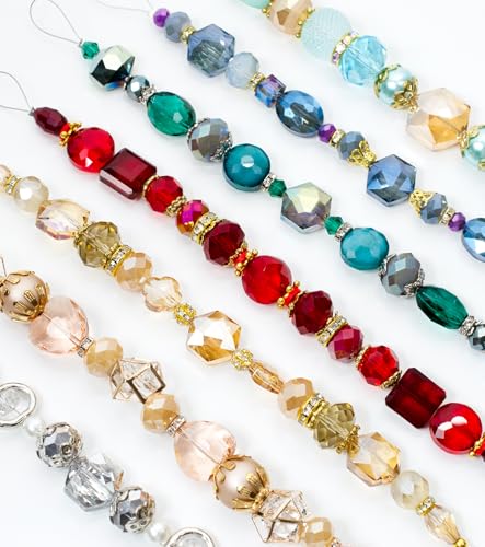 MATCH MUCH multicolor glass bead strand assortment GBS-5001-7STRANDS