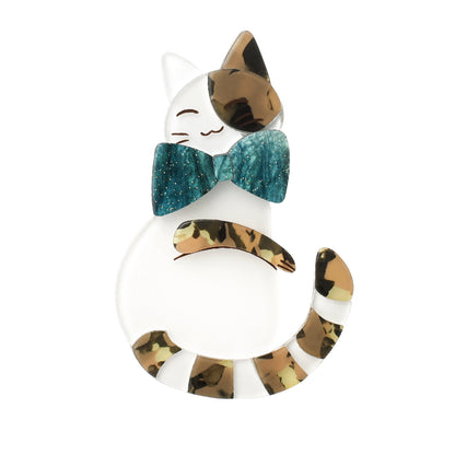 Smiling Romeo Cat Brooch - Match Much product image 1