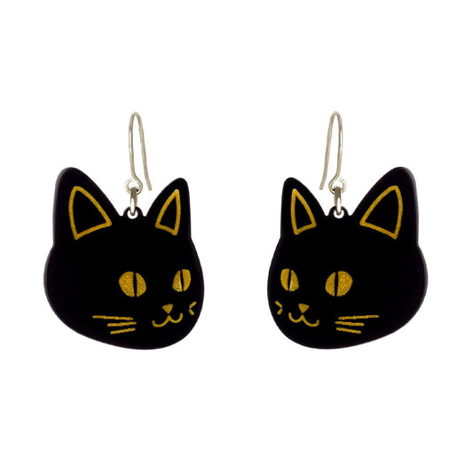 Kimberly's Watching Cat Resin Earrings - Match Much product image 1