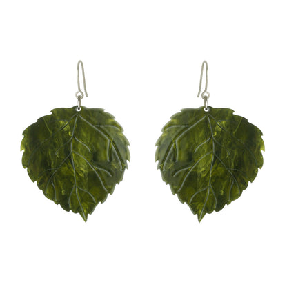 Leaf Shape Resin Earrings with Stud Style - Match Much product image 6