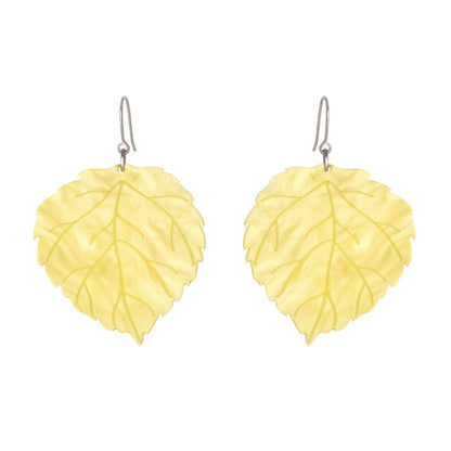 Leaf Shape Resin Earrings with Stud Style - Match Much product image 7