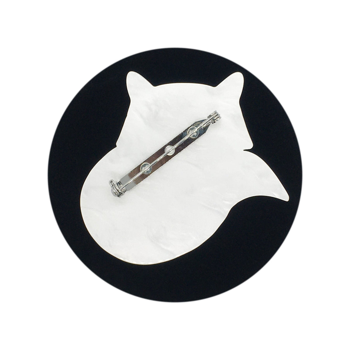 fox resin brooch - match much product image 2