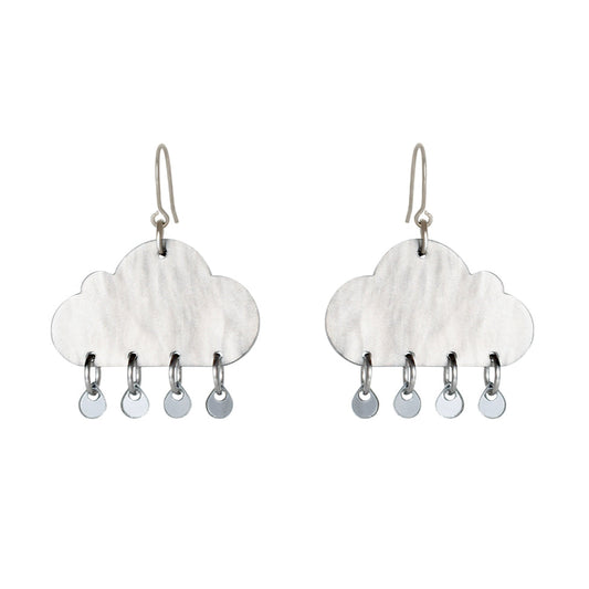 Cloudy Day Resin Earrings with Stud Style - Match Much product image 1