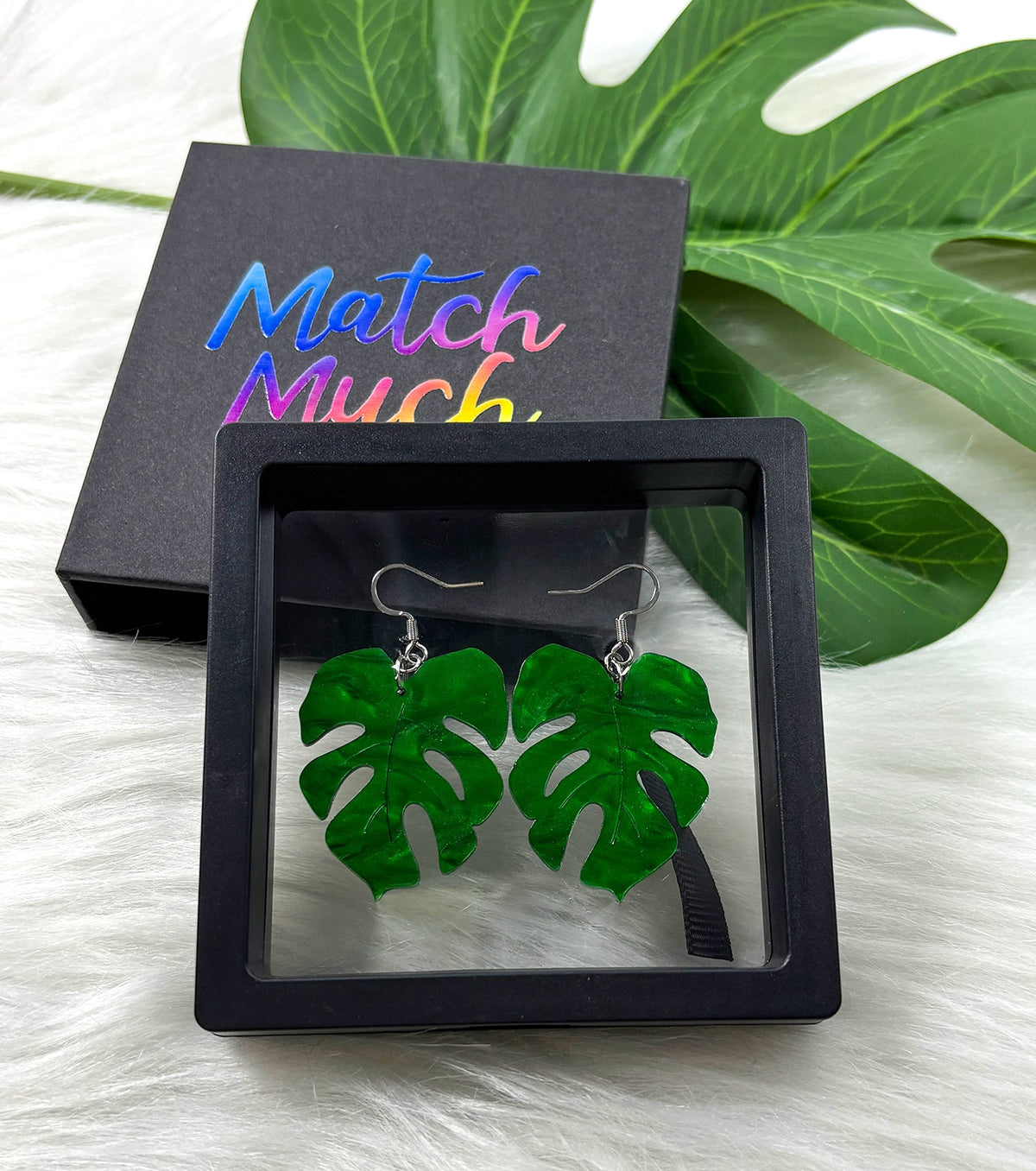 shimmering shade earrings - match much product image 4