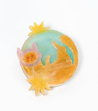 Christmas Ball Brooch Christmas Statement Jewelry for Women