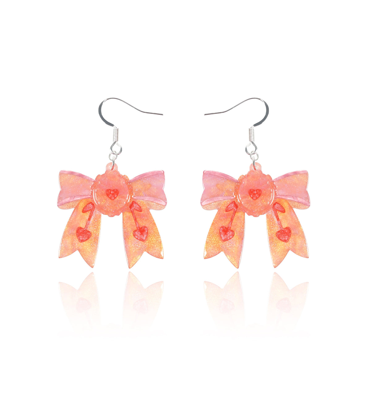 close-to-heart sweet bow earrings - match much product image 1