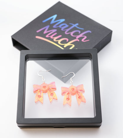 Close-to-Heart Sweet Bow Earrings - Match Much product image 4