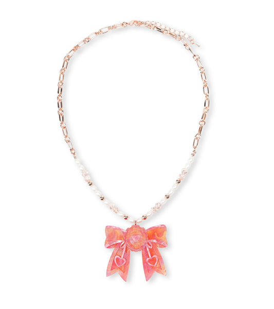 Sweetheart's Gift Bow Necklace - Match Much product image 1