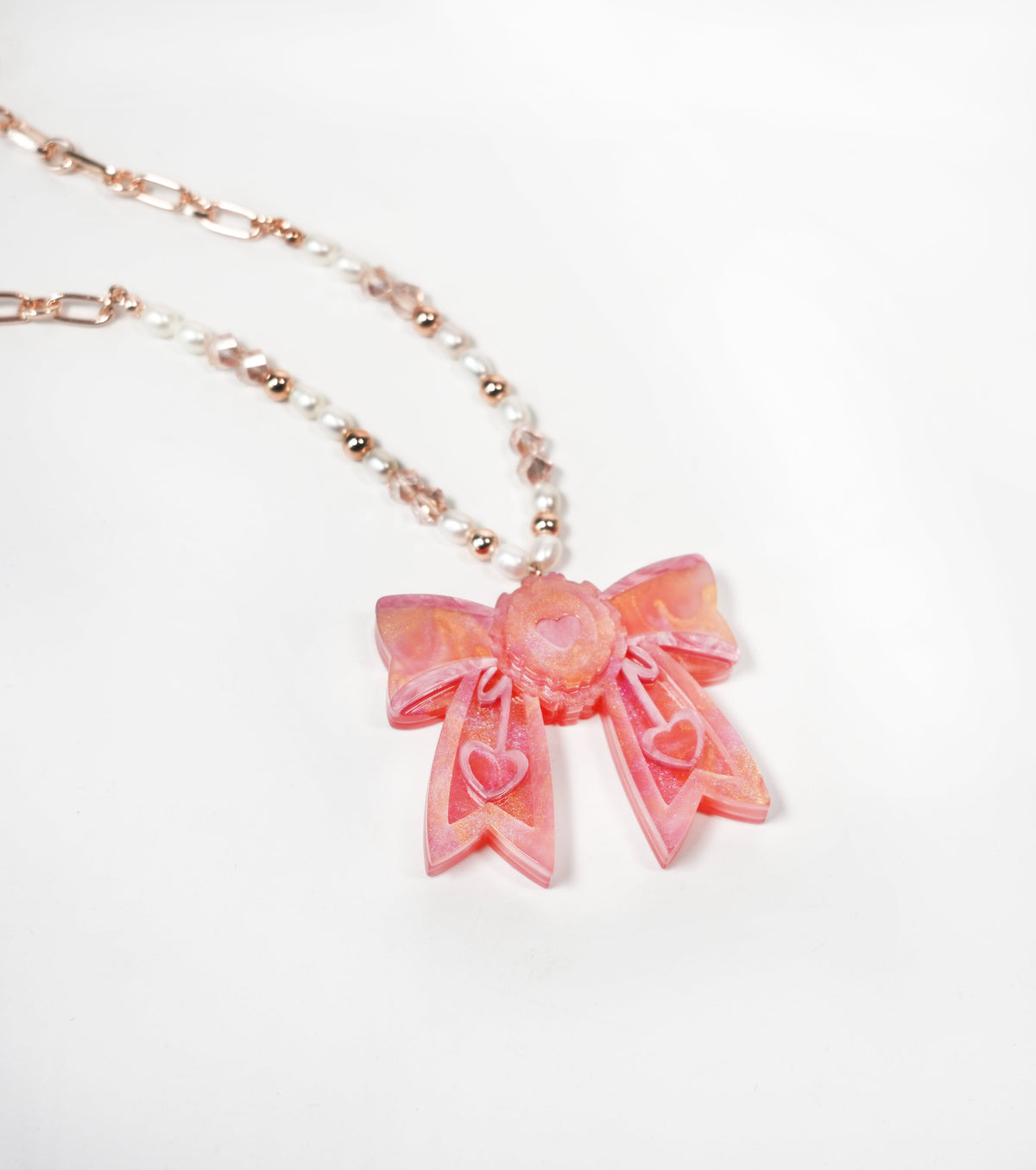 sweetheart's gift bow necklace - match much product image 2