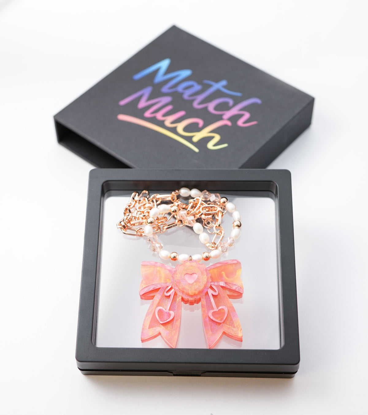 Sweetheart's Gift Bow Necklace - Match Much product image 4