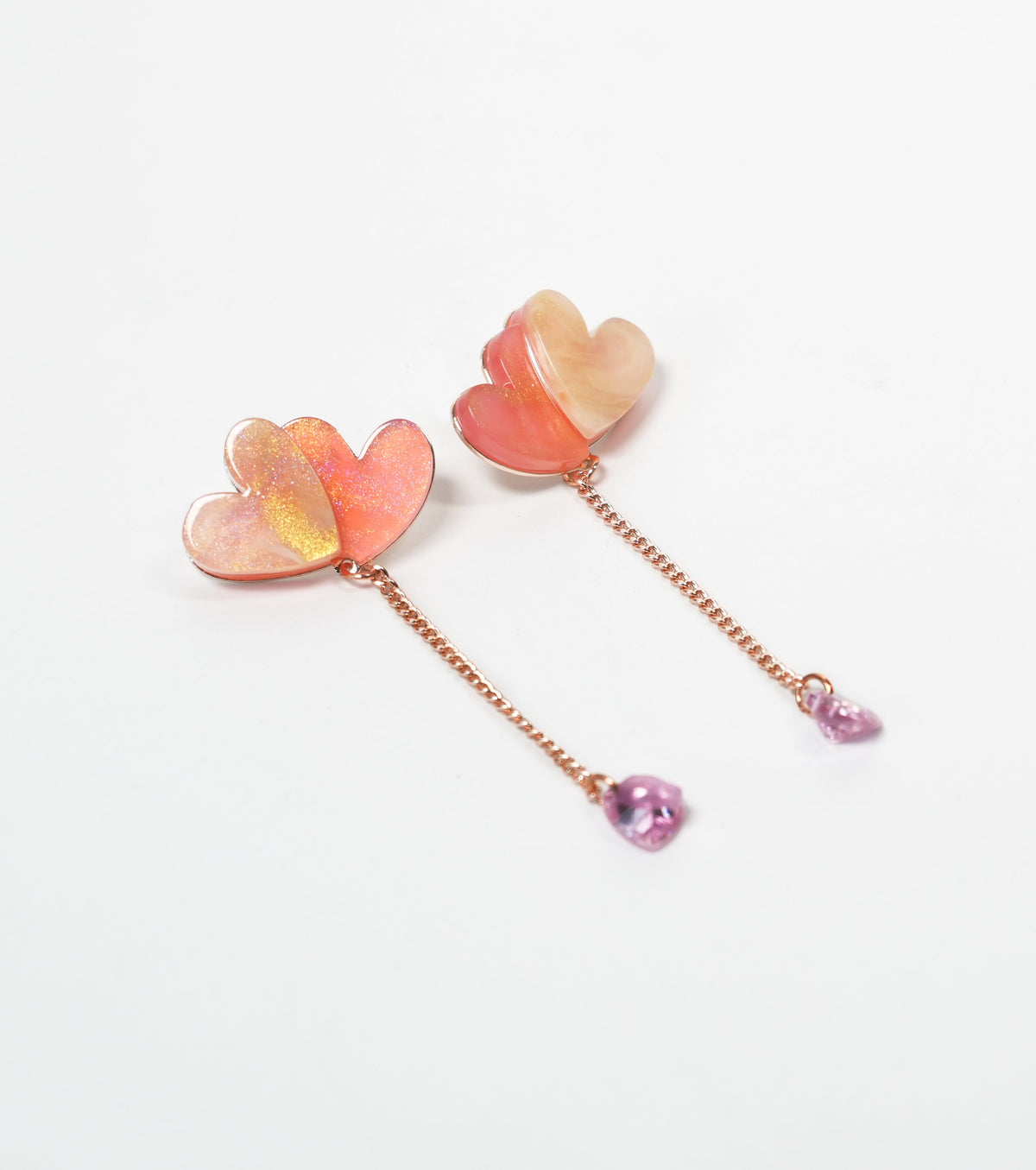 hearts-in-sync earrings - match much product image 2