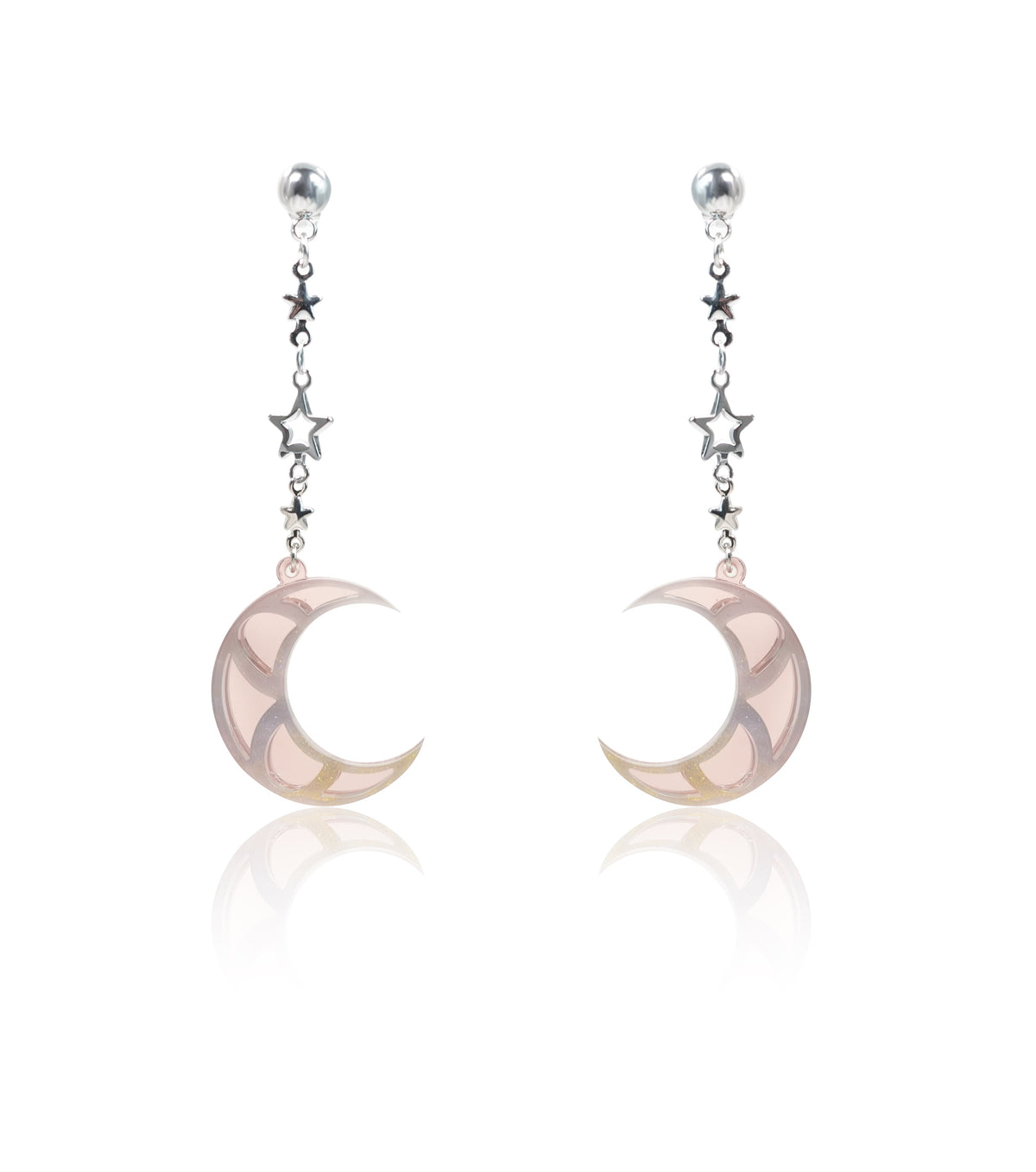 Mirror Moon & Star Earrings - Match Much product image 1