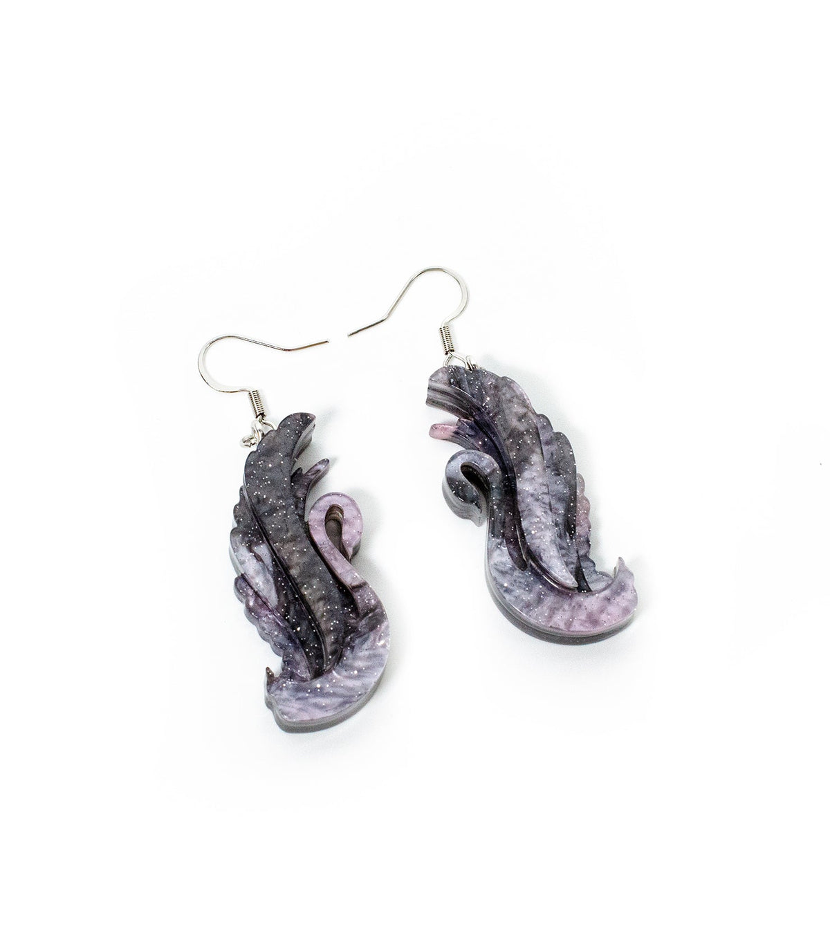 Midnight Ink Swan Earrings - Match Much product image 2