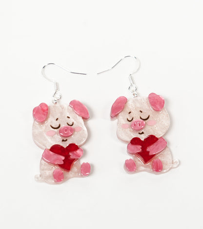 Heart-Full Piggy Earrings - Match Much product image 2