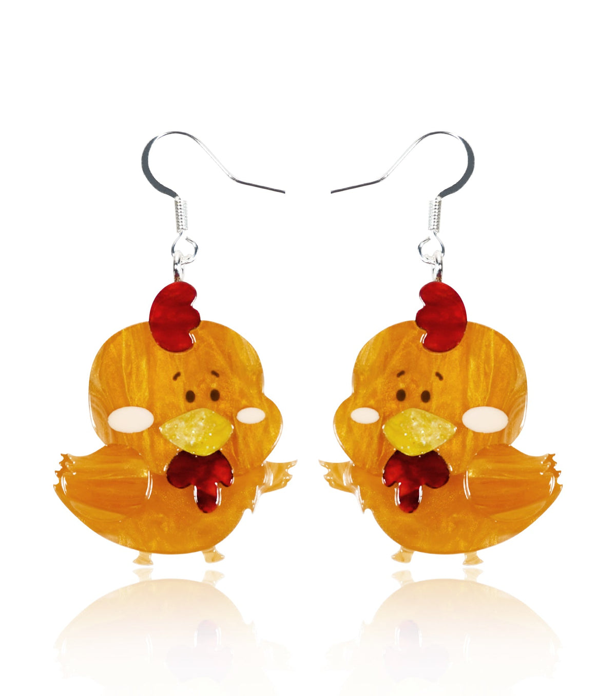 golden chirp earrings - match much product image 1