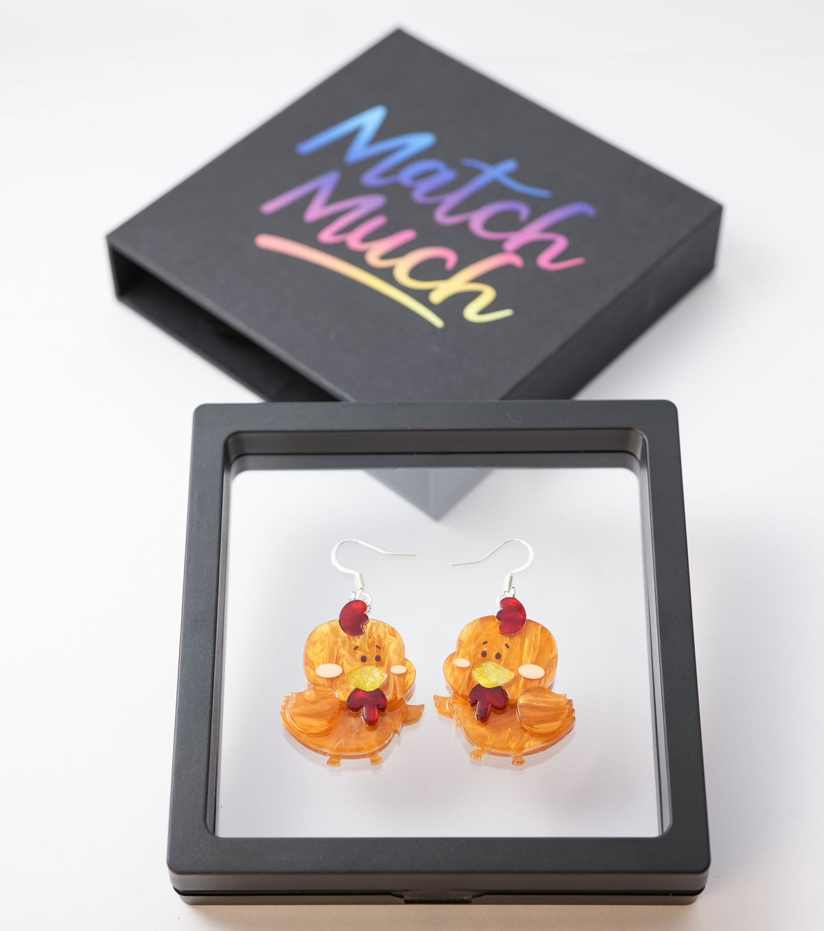 golden chirp earrings - match much product image 4