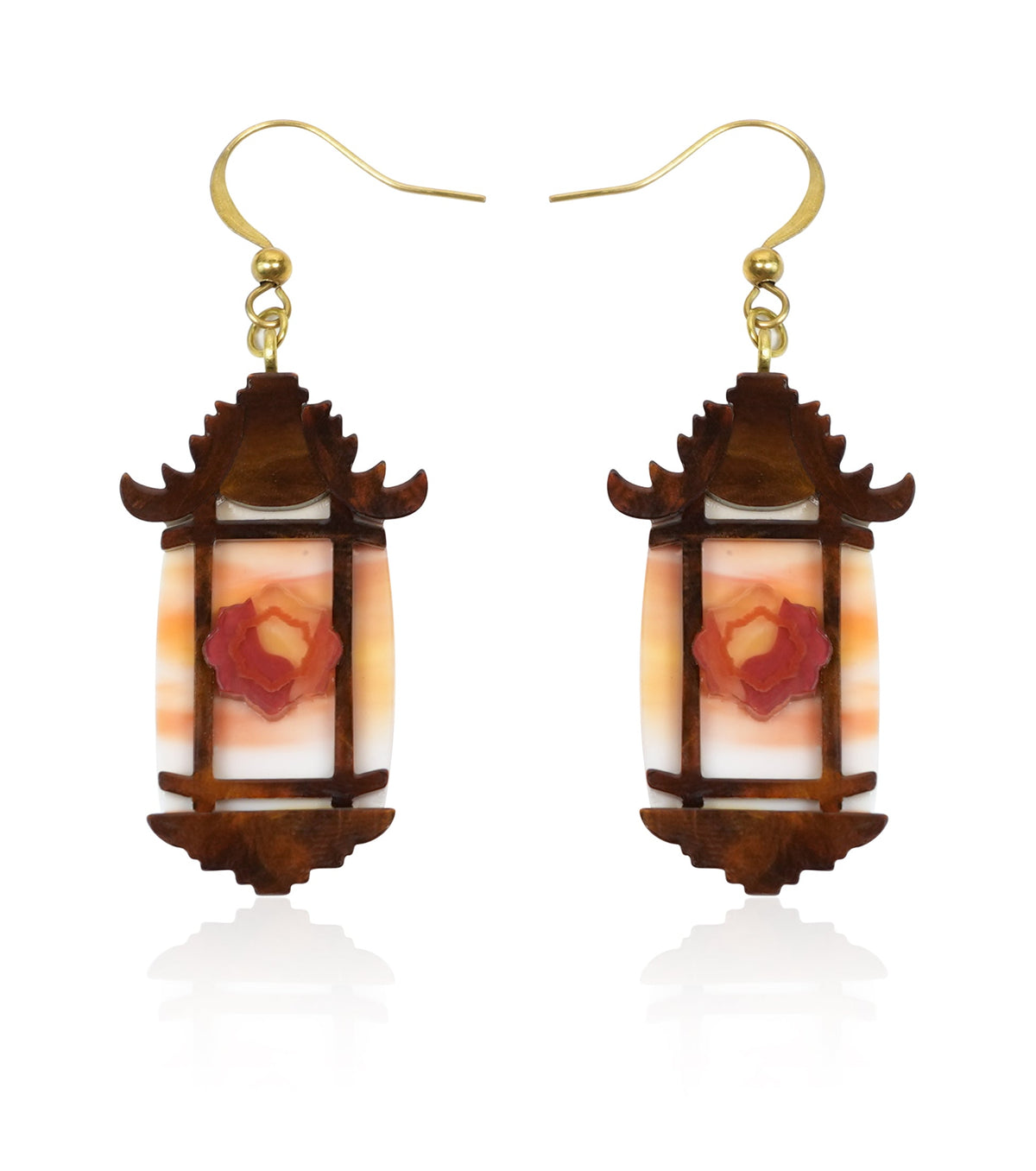 moonlit palace lantern earrings - match much product image 1