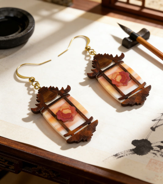 National Style Lantern Earrings