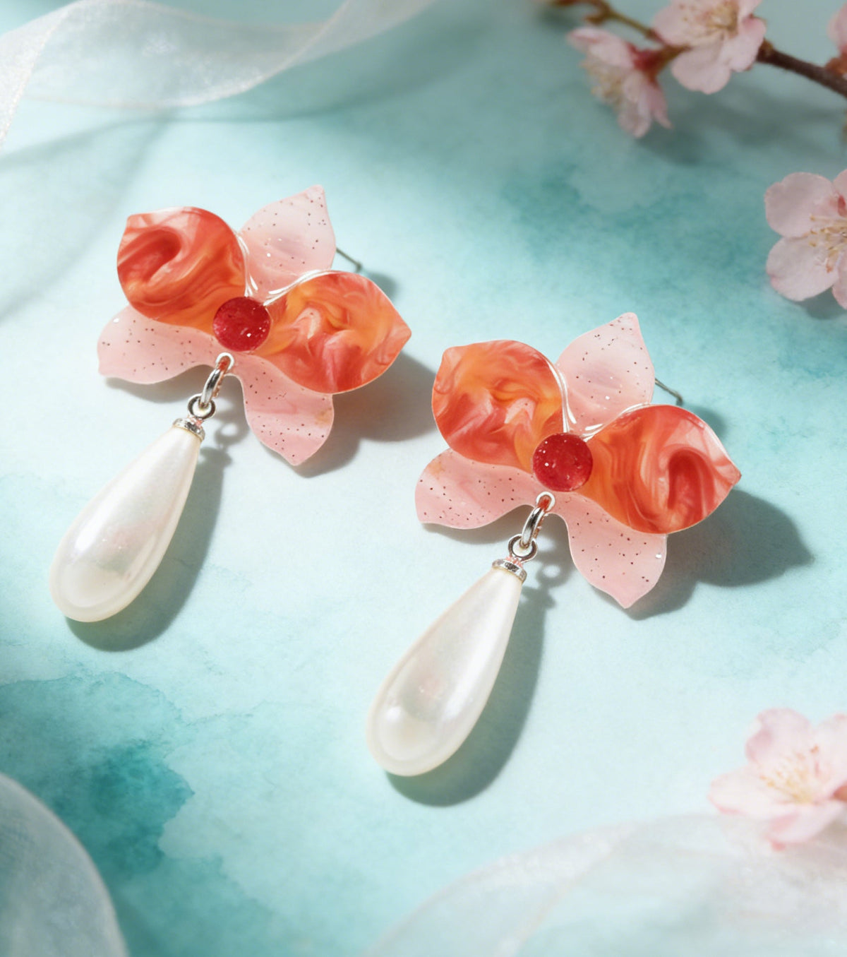 orchid you not! earrings - match much product image 4