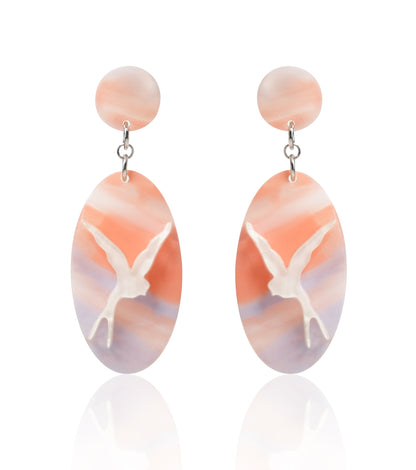 Peach Blossom Spring Earrings - Match Much product image 1