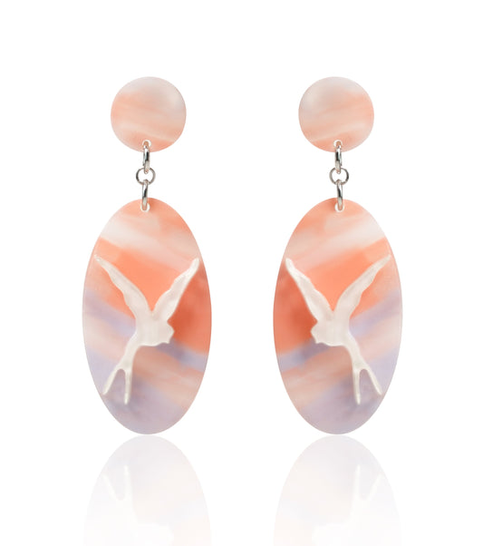 Peach Blossom Spring Earrings - Match Much product image 1