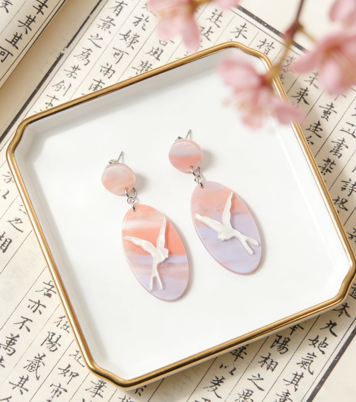 Peach Blossom Spring Earrings - Match Much product image 4