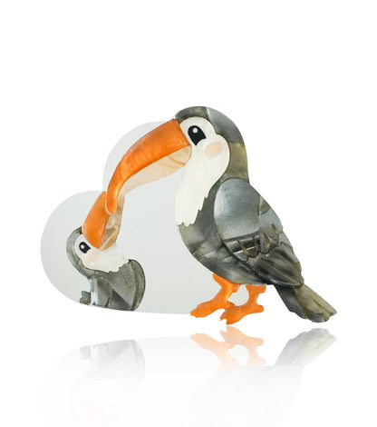 Mirror-Loving Toucan Brooch - Match Much product image 1