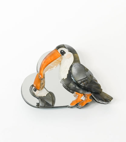 Mirror-Loving Toucan Brooch - Match Much product image 2