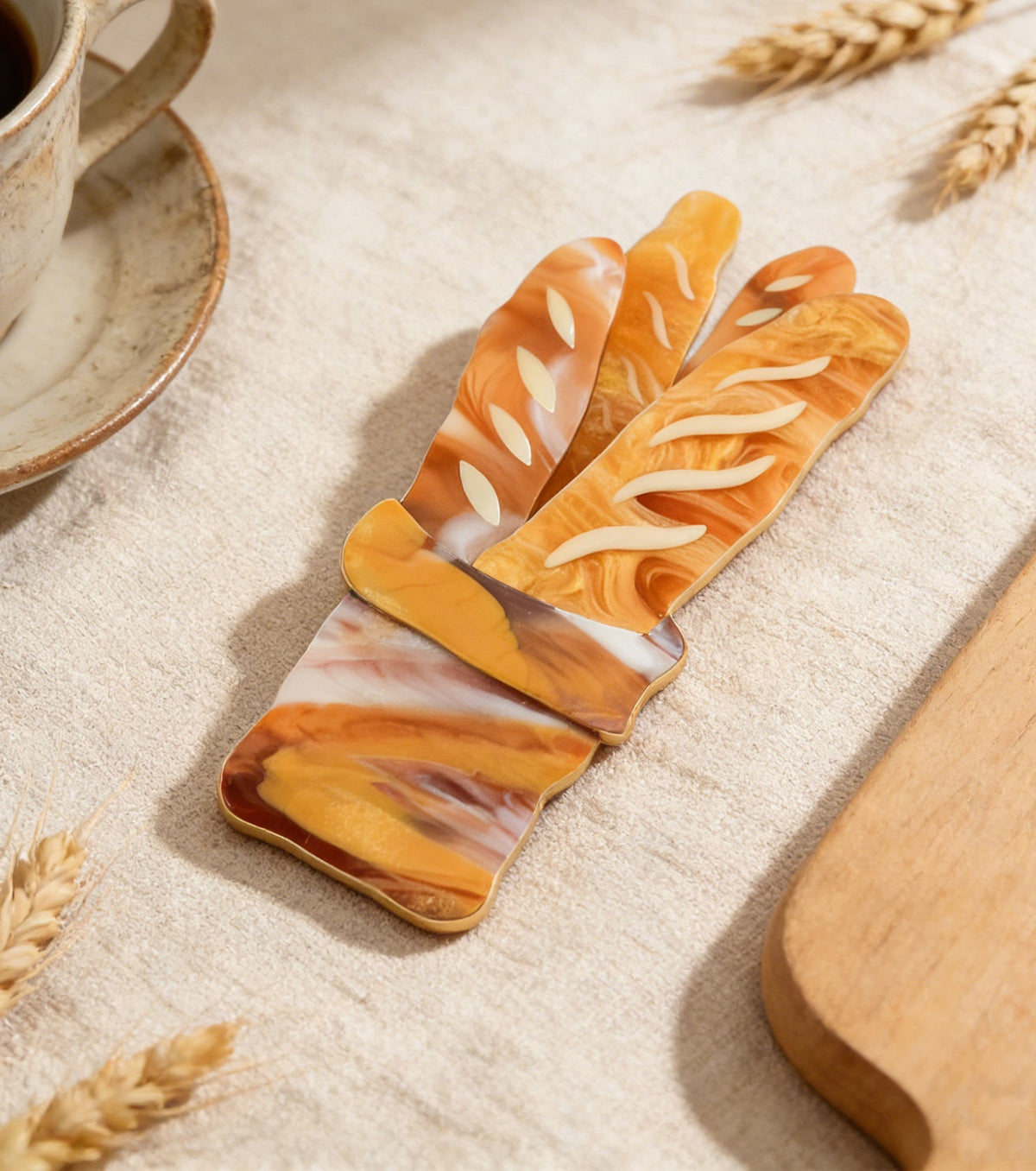 daily bread brooch for european cultural tourism - match much product image 2