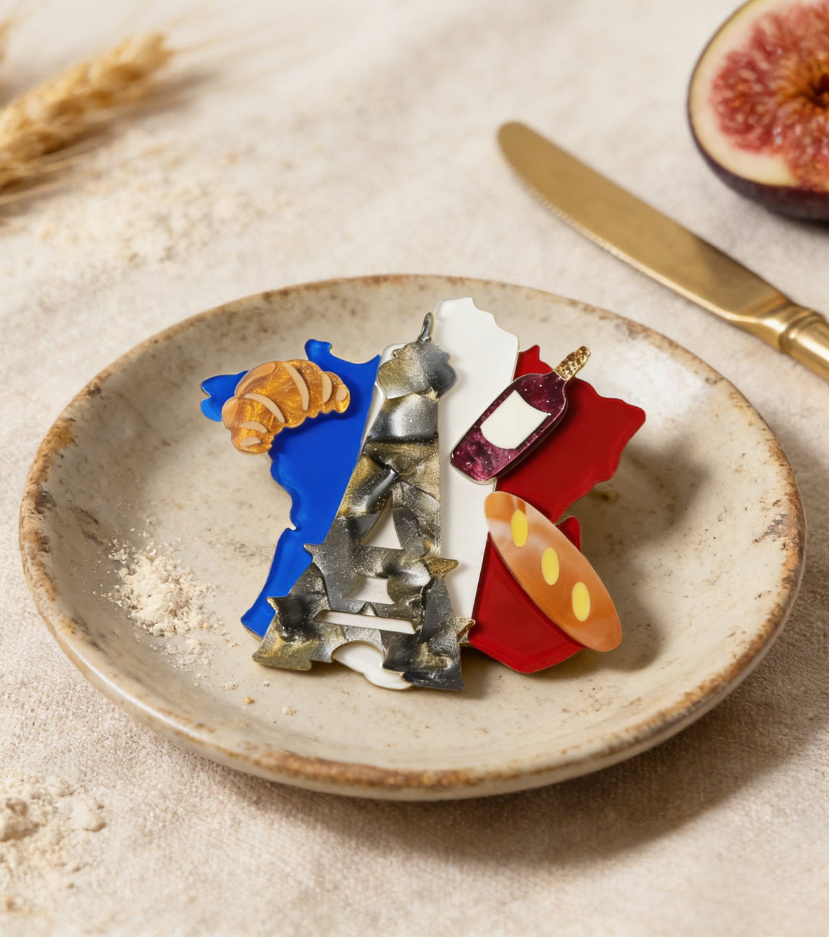 "I Want It All" France Brooch For European Cultural tourism - Match Much product image 2