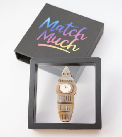 Tea Time Tower Brooch For European Cultural tourism - Match Much product image 5