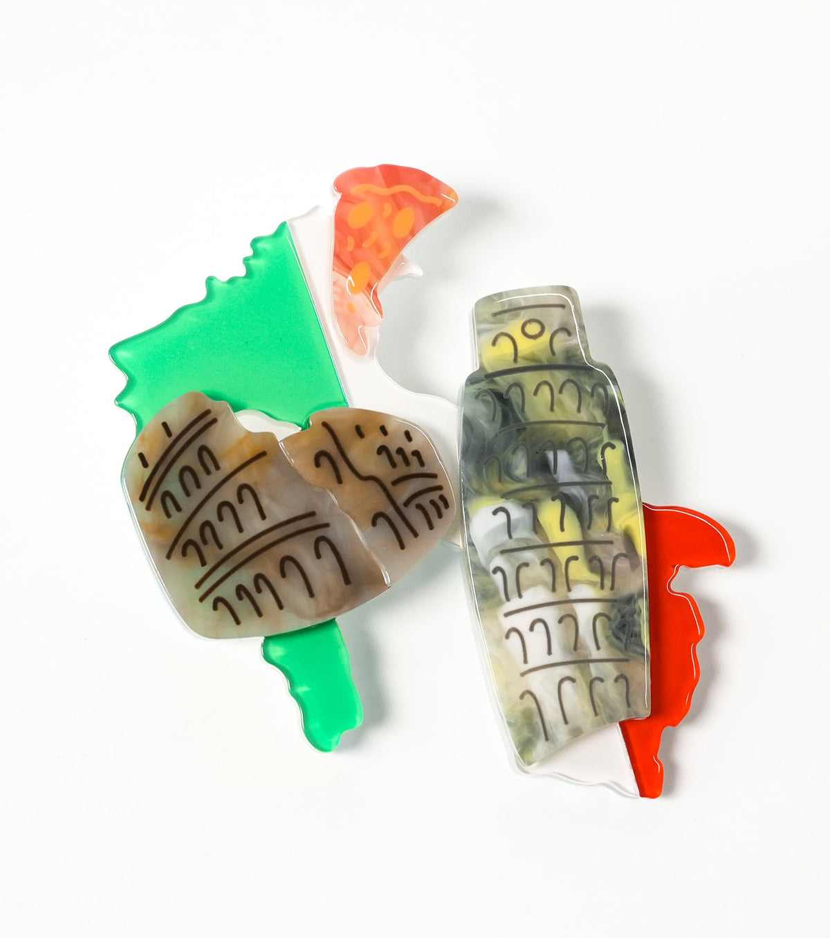 italian itinerary brooch for european cultural tourism - match much product image 3