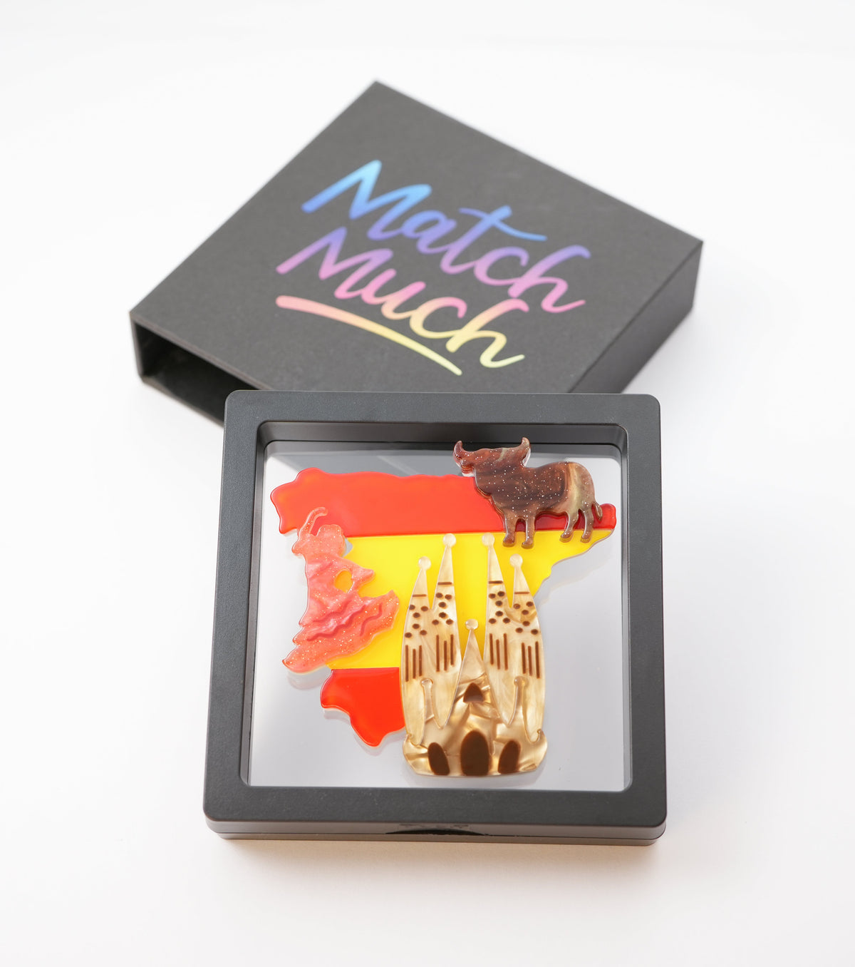 spanish rhythms brooch for european cultural tourism - match much product image 5
