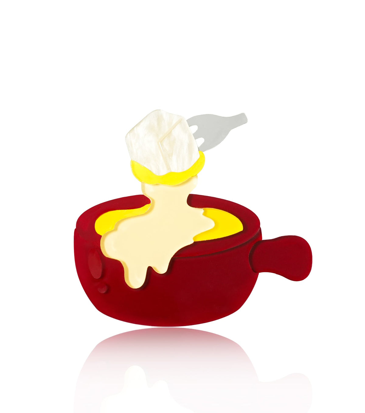 swiss fondue brooch for european cultural tourism - match much product image 1