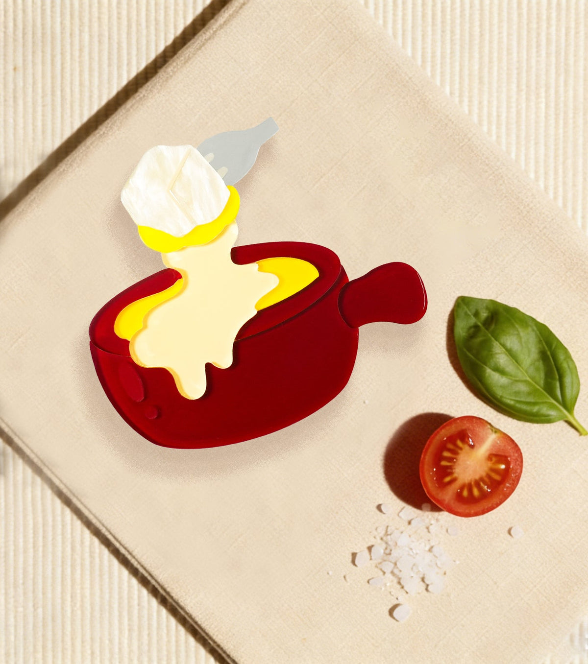 swiss fondue brooch for european cultural tourism - match much product image 4