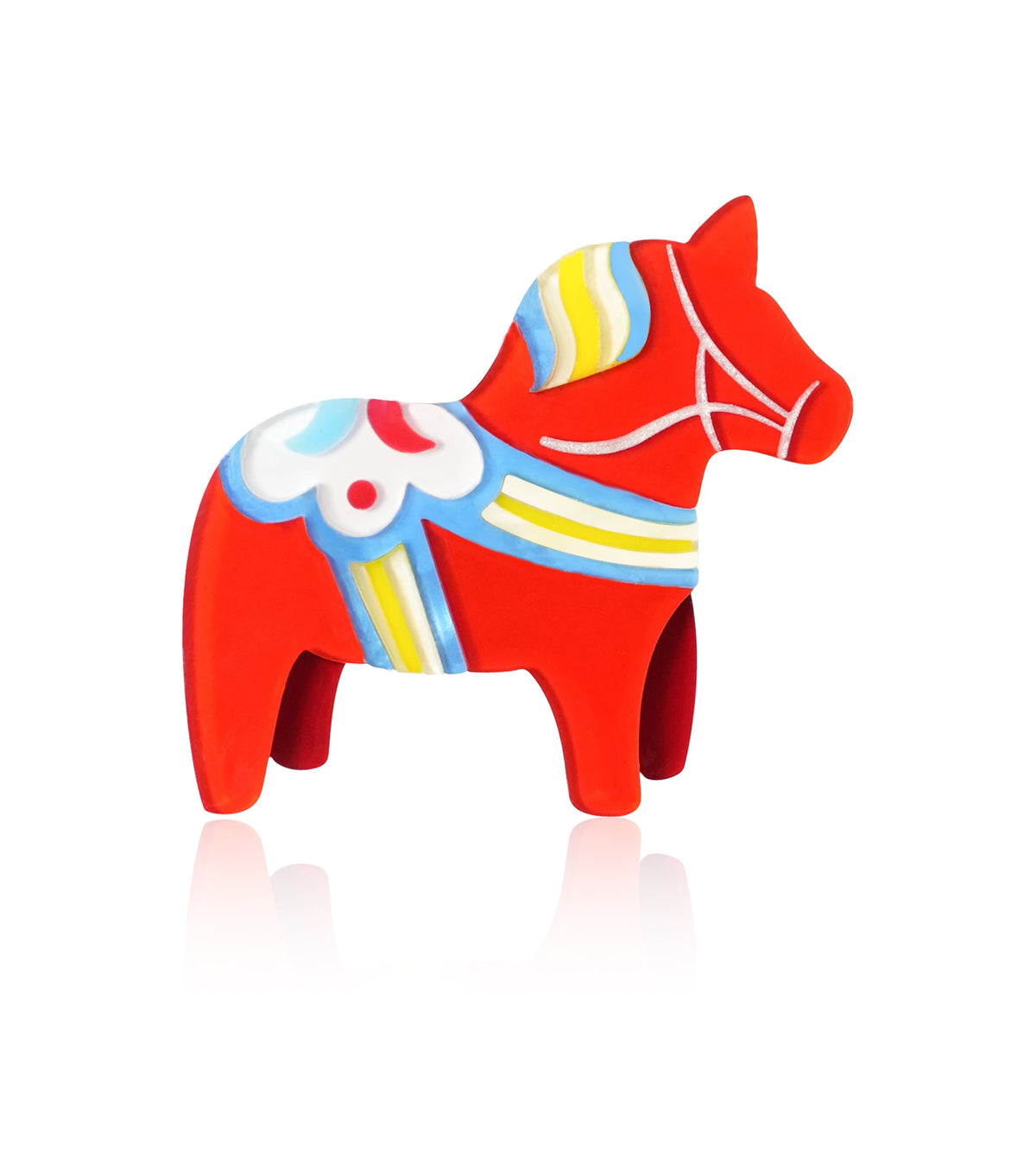nordic pony brooch for european cultural tourism - match much product image 1