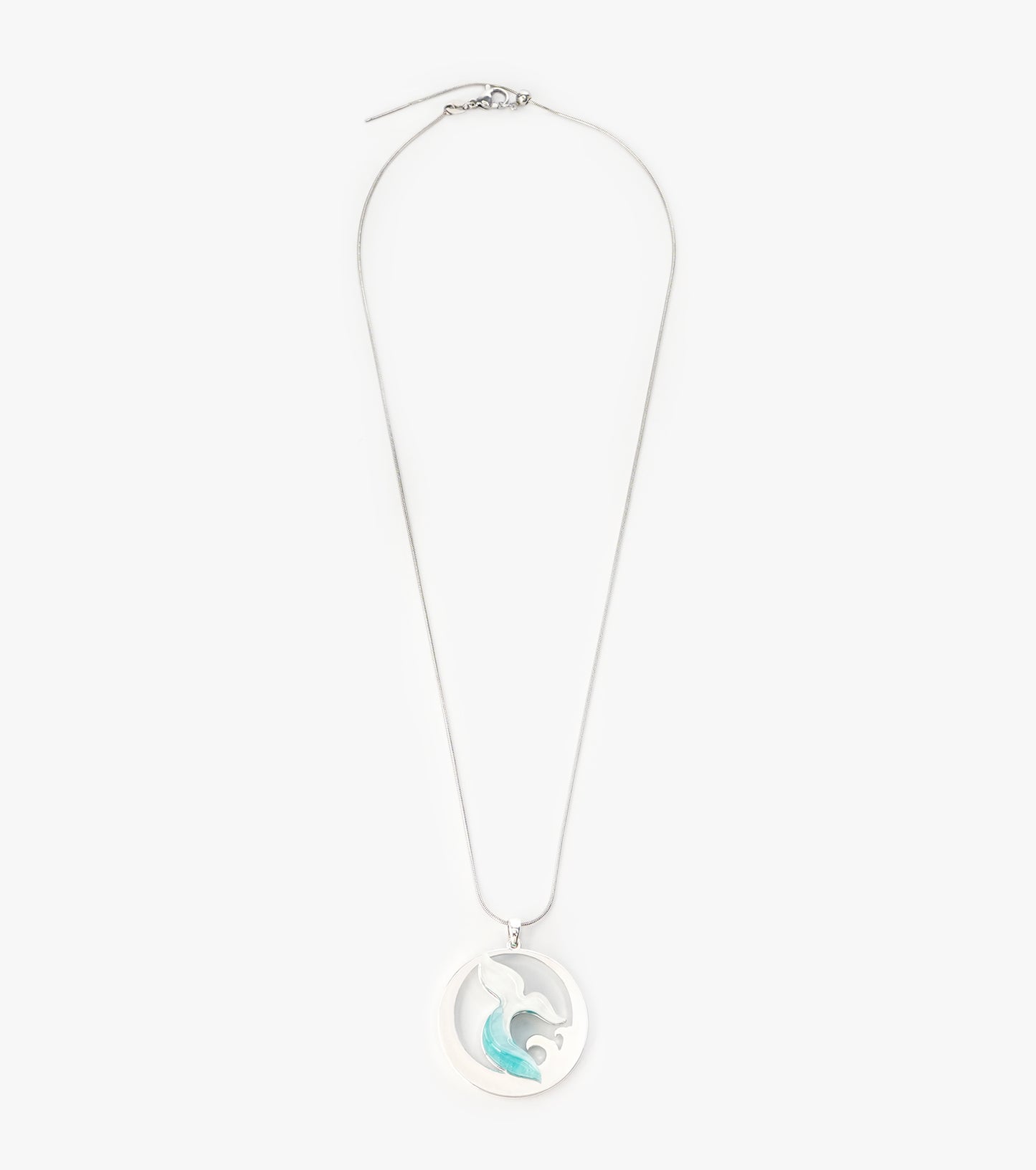 deep dive whale tail necklace