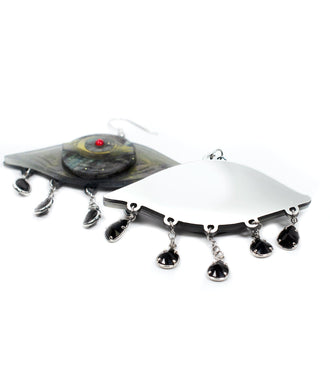 Eyes Earrings Acrylic Resin Halloween Statement Jewelry for Women