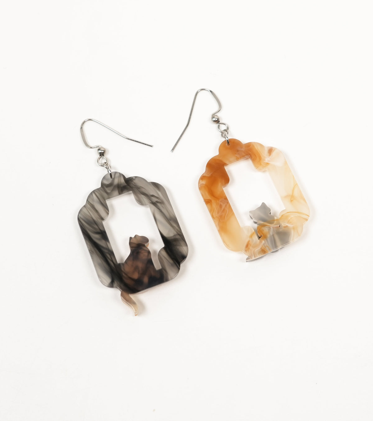 purr-fectly mismatched earrings - match much product image 3