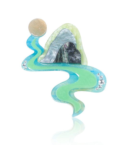Great Green Escape Brooch - Match Much product image 1