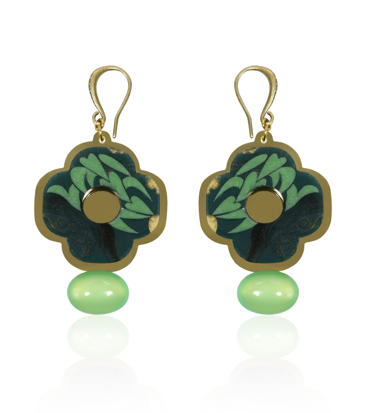 bamboo-zled by moonlight earrings - match much product image 1