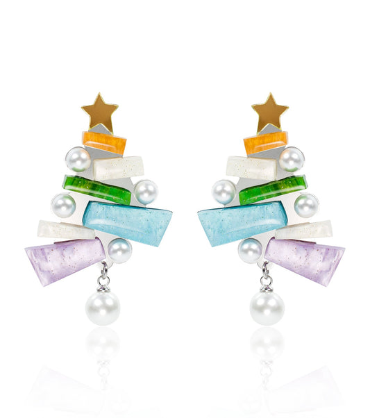 Christmas Tree Earrings Christmas Statement Jewelry for Women