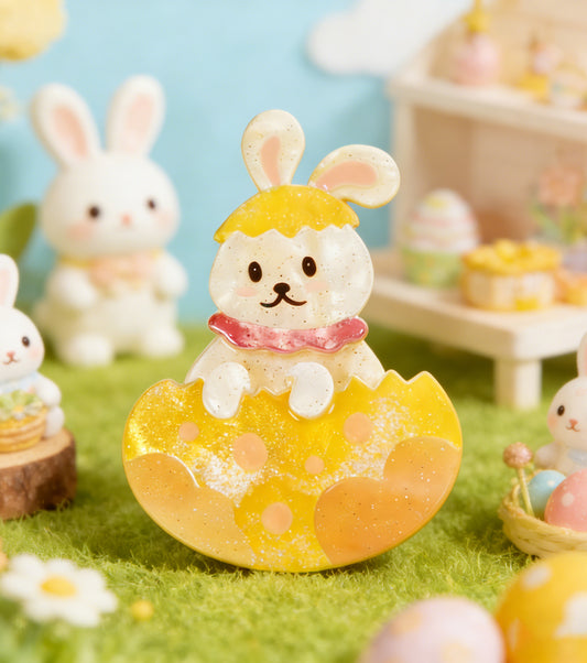 Sunny Egg Bunny Brooch