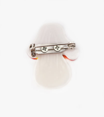 Red Mushroom Mini Brooch