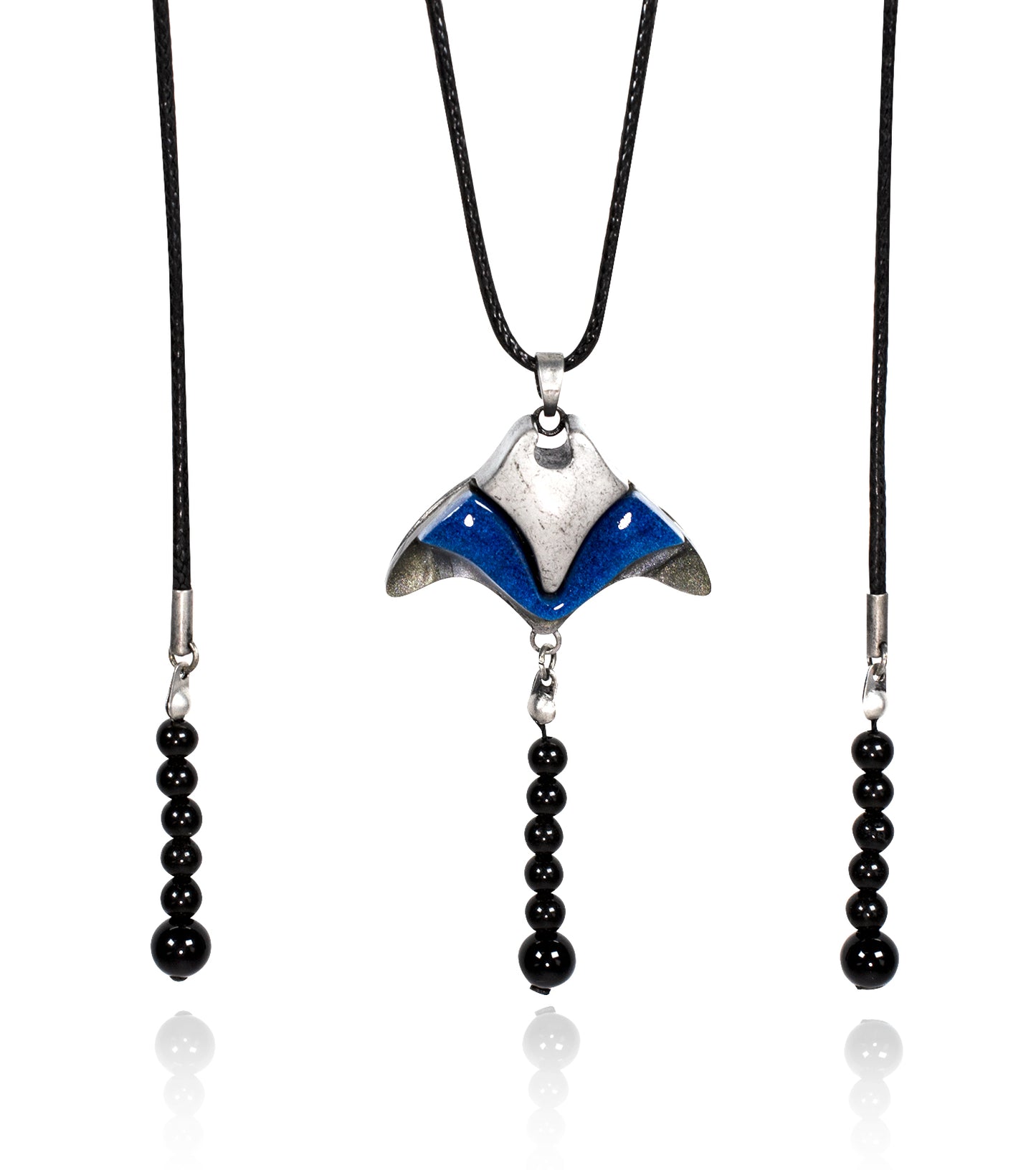 sea glider manta ray necklace