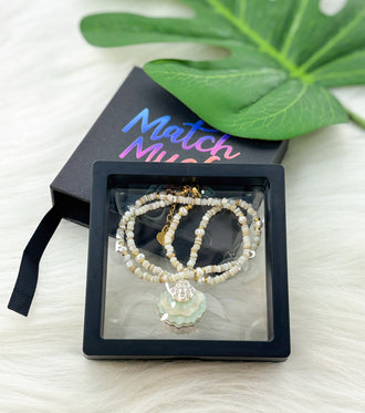 Shell Necklace Ocean Acrylic Resin Statement Jewelry for Women