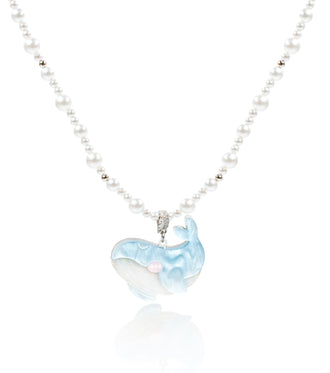 Whale Necklace Ocean Acrylic Resin Statement Jewelry for Women