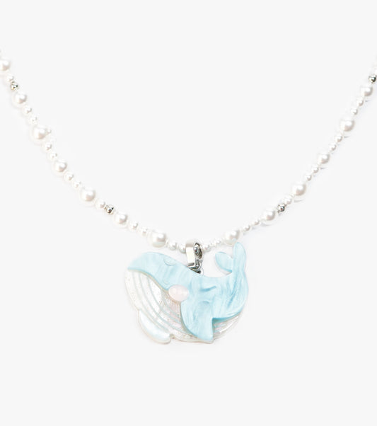 He Happy Wanderer Whale Necklace