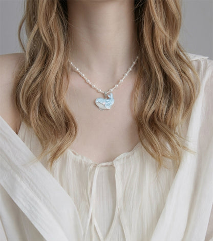 He Happy Wanderer Whale Necklace